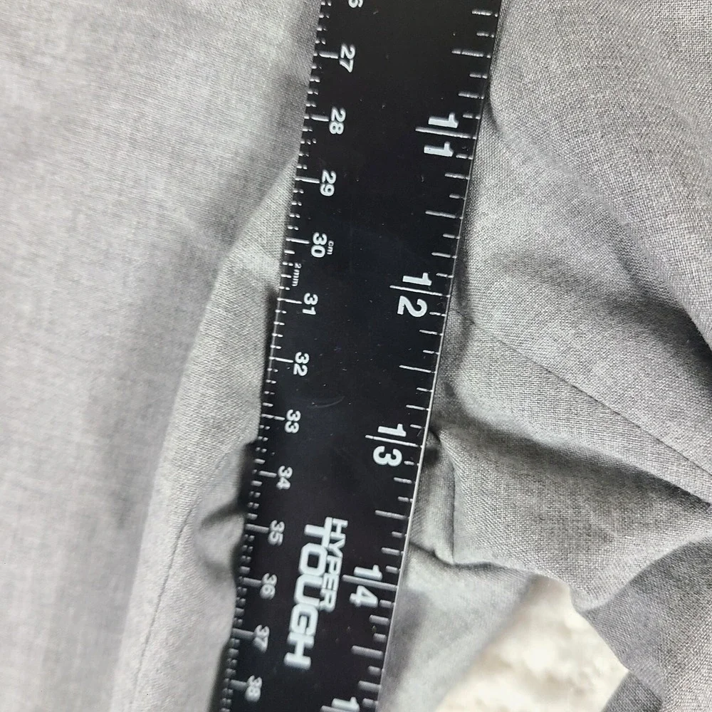 Banana Republic Dress Pants Mens 36 x 34 Gray‎ Tailored Fit Trousers Slacks